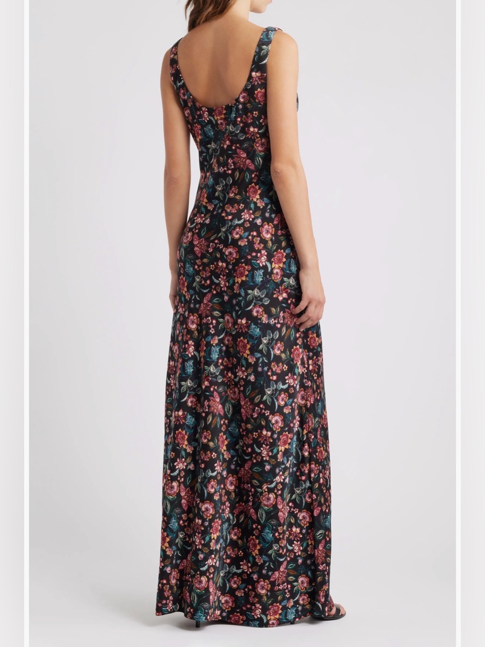 WAYF  Keira Floral Sleeveless Gown